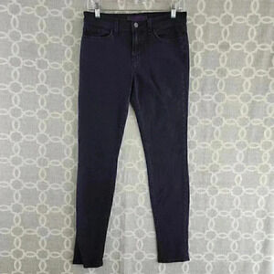 J Brand Slim Leg Noir Purp Black Mid Rise Women's Jeans 28